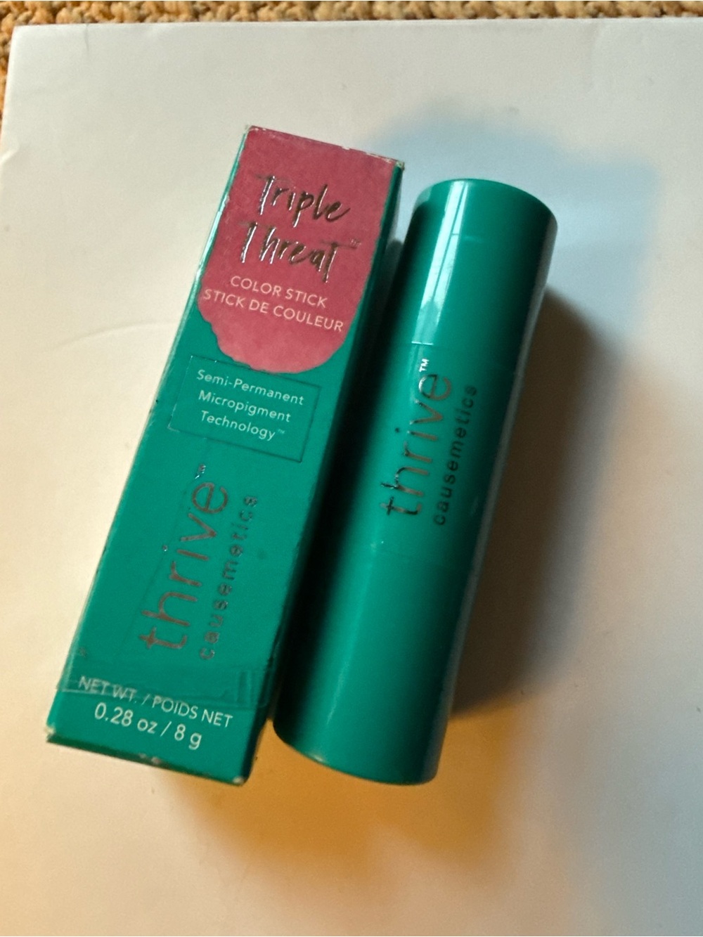 thrive causemetics Triple Threat Color Stick - Rose Pink